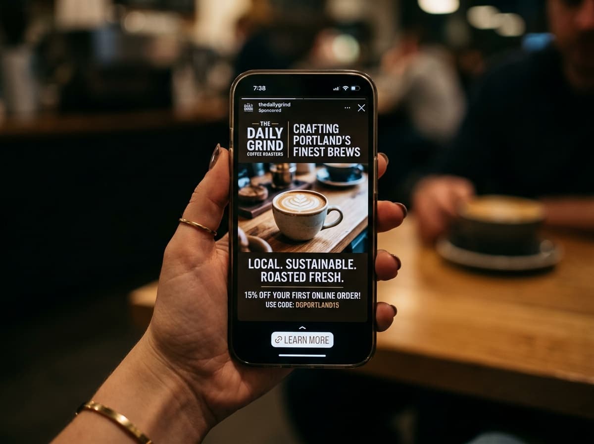 Scrolling through social feed